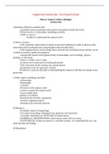 Arizona State University - BIO 181 ASU Sem 1 - General Biology 1 Chapter One Sections One - Five Exam Overview (Latest 2021) Correct Study Guide, Download to Score A