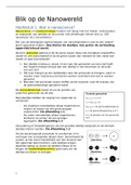 Samenvatting NLT: module Blik op de nanowereld 6 vwo