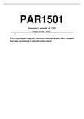 PAR1501 Assignment 1 (2021) Answers