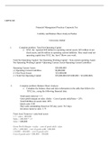 GB550M2 Assignment.docx    GB550-M2   Financial Management Practices Corporate Tax Liability and Balance Sheet Analysis Purdue University Global  1.              Complete problem: Total Net Operating Capital  o XYZ, Inc. reported $20 million in operating 