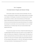 Unit 7 Assignment HI215.docx                                                       Unit 7 Assignment                        Government Incentive Programs and Alternative Settings.  The first incentive program I want to discuss is the Pay-For-Performance. 