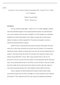 Unit 3.edited.docx    GB 541  Case Review: Unit 3 Case Review Meritor Savings Bank, FSB v. Vinson 477 U.S. 57 (1986) Unit 3 Assignment  Purdue University Global GB 541  “ Business Law   Introduction  The case of Meritor Savings Bank v. Vinson, 477 U.S. 57