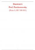 Property Law Outline Penn Carey Law Parchomovsky 2023/2024