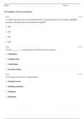 1 Exam Prep NASCLA Contractor's Guide to Business, Law, and Project Management, Florida 1st Edition Practice Test 1 Questions & Answers.