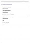 ASCP HT EXAM QUESTIONS WITH CORRECT ANSWERS!!