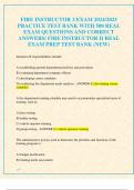 FIRE INSTRUCTOR 2 EXAM 2024/2025  PRACTICE TEST BANK WITH 500 REAL  EXAM QUESTIONS AND CORRECT  ANSWERS/ FIRE INSTRUCTOR II REAL  EXAM PREP TEST BANK (NEW) 