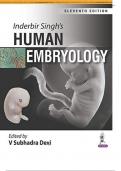 Inderbir Singh Embryology 11th Edition edited by V Subadra 