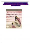 Test Bank for Maternal Child Nursing Care 3rd CANADIAN Edition Author: Keenan Lindsay