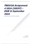 TMS3720 Assignment 4 2024 (235217) - DUE 12 September 2024