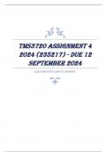 TMS3720 Assignment 4 2024 (235217) - DUE 12 September 2024