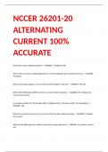 NCCER 26201-20 ALTERNATING CURRENT 100% ACCURATE