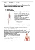 P4: Explain the physiology of two named body systems in relation to energy metabolism in the body - M1: Discuss the role of energy in the body - D1: Analyse how two body systems interrelate to perform a named function/functions.