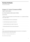 Chapter 02: Cultural Competence