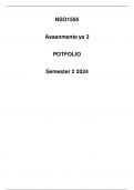 NSO1505 Asaenmente ya 3 Portfolio Semester 2 2024 (Detailed solution)