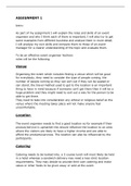 BTEC Business Level 3 Unit 4: Managing an event( Distinction) FULL ASSIGNMENT