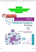 TEST BANK For Timby's Introductory Medical-Surgical Nursing, 13th Edition by Loretta A Donnelly-Moreno All Chapters (1-72) | A+  COMPLETE GUIDE 2024 ISBN: 9781975172237 Pdf Newest Version Pdf