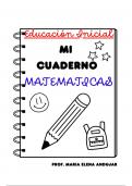 MATEMATICAS EDUCACION INICIAL