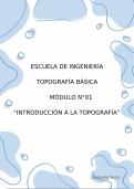 Introducción a la topografía 