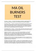 MA OIL BURNERS TEST