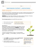 BIO 101 Fast Plants 1 SE Gizmos Exam 2020