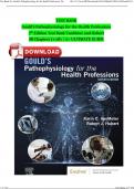 Gould's Pathophysiology for the Health Professions 7th Edition Test Bank VanMeter and Hubert All Chapters (1-28) | A+ ULTIMATE GUIDE Newest Edition 2025 Version ISBN: 9780323792882 Pdf Instant Download