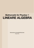 Mathematik für Physiker 1 (Lineare Algebra) - Skript/Mitschrift