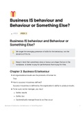 Business IS behaviour and Behaviour or Something Else? in OBM