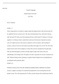 Part II timeline  1  final.docx  HLT 494  Part II: Timeline  Grand Canyon University HLT 494  Part II: Timeline  WEEK 1-7:  In the a large portion of a month we ought to gather the highest points of the divisions that will be significant for the execution