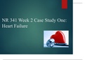 NR 341 Week 2 Case Study One: Heart Failure