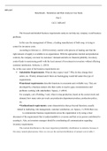 w3 hw part2.docx  MIS-665  Benchmark - Simulation and Risk Analysis Case Study  Part 2  GCU: MIS-665  The focused and detailed business requirements analysis can help any company avoid business problems.  In this case the management of Ebony, a leading ma