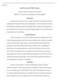 Topic 3   Equal Protection and Public Education.docx  POS 500  Equal Protection and Public Education  College of Education, Grand Canyon University  POS 500 “ U.S. and Arizona Constitutions for Teacher Candidates  Introduction  Gender equality in sports h