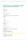 NGRK 520 Exam 1 Latest 2024/2025 Update;80 Questions and Answers Graded A+