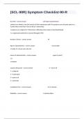 (SCL-90R) Symptom Checklist-90-R Comprehensive Exam Questions With Well Elaborated Answers.