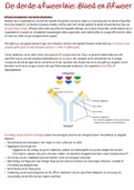 samenvatting over de derde afweerlinie van het menselijk lichaam: bloed en afweer