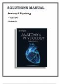 SOLUTIONS MANUAL, SOLUTIONS FOR Anatomy & Physiology, 1st Edition, Elizabeth Co, 9780357802212