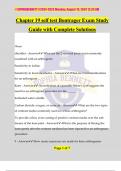 Chapter 19 self test Bontrager Exam Study Guide with Complete Solutions