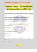 Bontrager Chapter 4 Workbook Practice Questions and Answers (100% Pass)