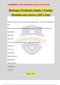 Bontrager Workbook Chapter 1 Practice Questions and Answers (100% Pass)