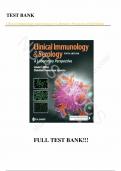 Test Bank - for Clinical Immunology and Serology A Laboratory Perspective Fifth Edition by Christine Dorresteyn Miller, Linda E. ; Stevens, All Chapters | Complete Guide A+