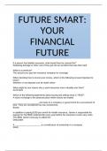 FUTURE SMART: YOUR FINANCIAL FUTURE