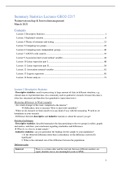 Summary Statistics Exam 1 & 2