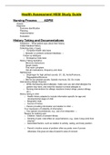 NURSING 3135 - Health Assessment HESI Study Guide.