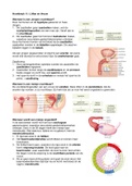 Samenvatting Nectar Biologie Vwo 2, Hoofdstuk 11.1, man en vrouw