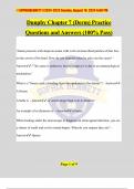 Dunphy Chapter 7 (Derm) Practice Questions and Answers (100% Pass)