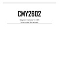 CMY2602 Assignment 2 Semester 1 & 2 2021