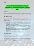 DAS116 INFECTION CONTROL CASE STUDY UNIT 9 INFECTION PREVENTION AND CONTROL TASK 1 | 2024/2025