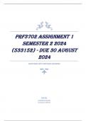 PRF3702 Assignment 1 Semester 2 2024 (533152) - DUE 30 August 2024