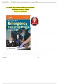 TEST BANK For Nancy Caroline’s Emergency Care in the Streets, 9th Edition by Nancy Caroline, Verified Chapters 1 - 53, Complete Newest Version