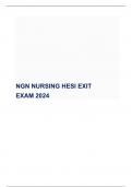 NGN NURSING HESI EXIT  EXAM 2024 