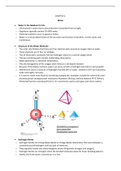 Summary for BCM257 semester test 1